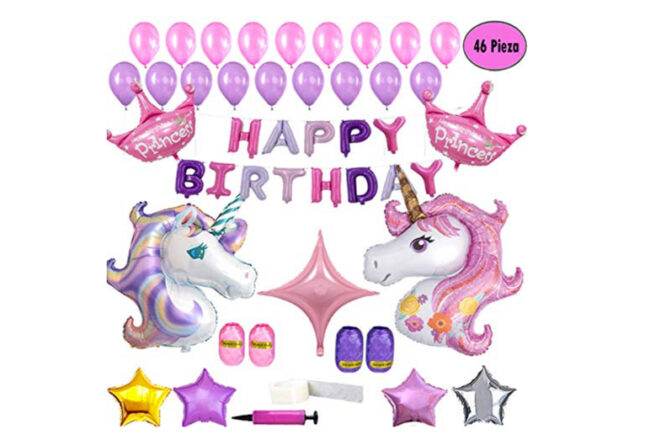 Decoracion cumpleaños unicornios