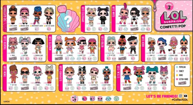 LOL Surprise nombres serie 3